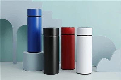 Fflasg Thermos Gyda Chaead Tymheredd Potel Dŵr 350ml